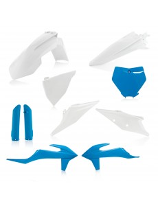 KIT PLÁSTICOS COMPLETO ACERBIS KTM SX / SX-F 2019 - 2020 BRANCO / AZUL